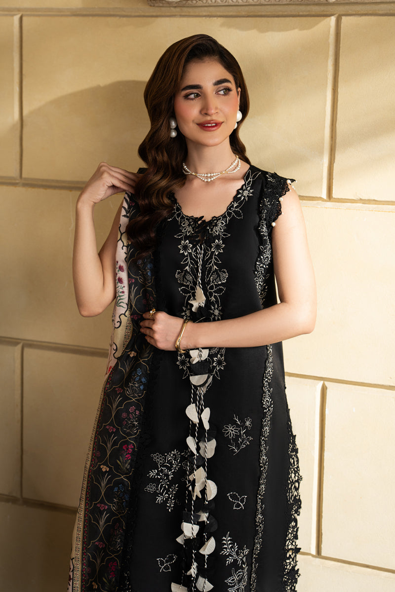 Rangrasiya | Carnation Eid Edit 26 | Leah - Luxury Dress - available at Maria Faisal in UK and USA.