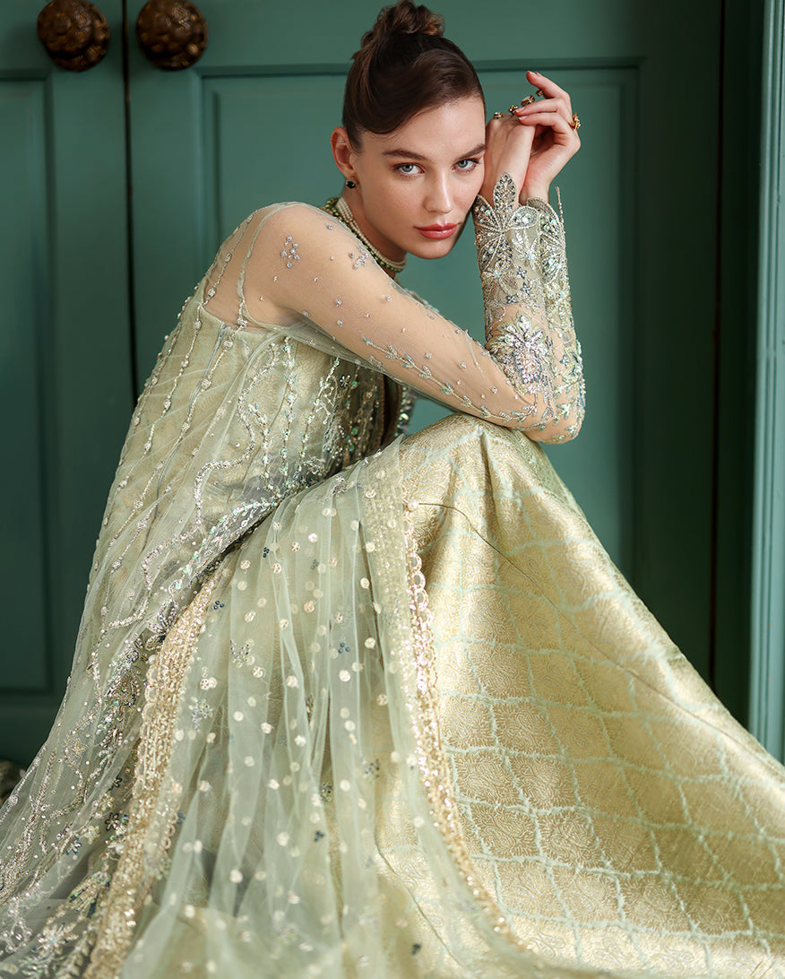 Mushq | The Muse | Lenora - Bridal Dress - available at Maria Faisal in UK and USA.