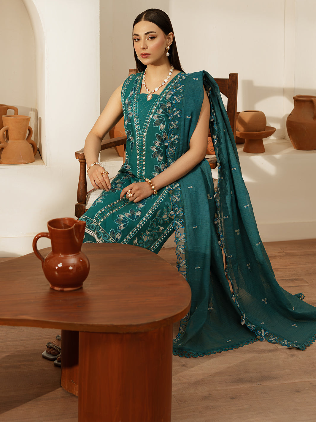 Mahnur | Florence Luxury Lawn 25 | LANA by Maria Faisal - Registered Vendor of : Mahnur - type : Ladies Clothes - 100% original wedding dresses