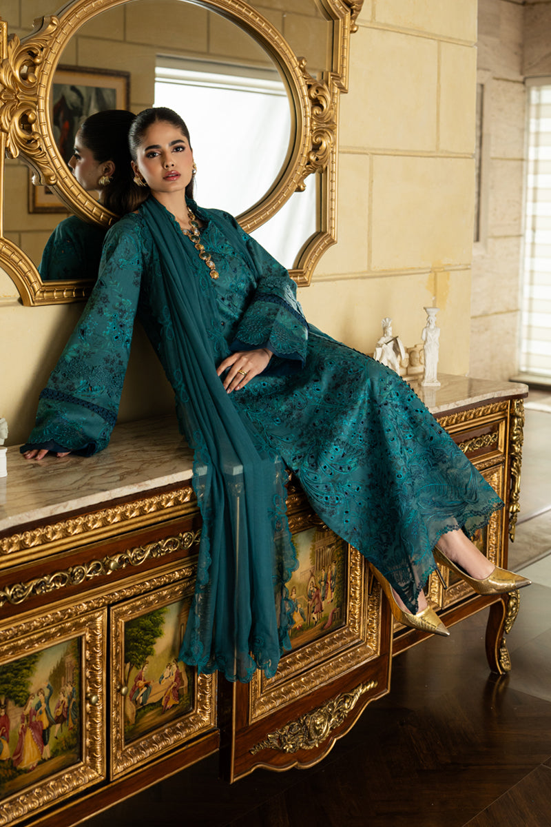 Rangrasiya | Carnation Eid Edit 26 | Liaro - Luxury Dress - available at Maria Faisal in UK and USA.