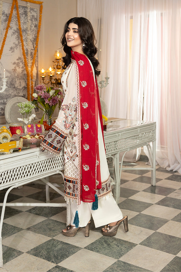 Imrozia Premium | Shagun Formals | M-108 Zerine - Formal Dress - available at Maria Faisal in UK and USA.