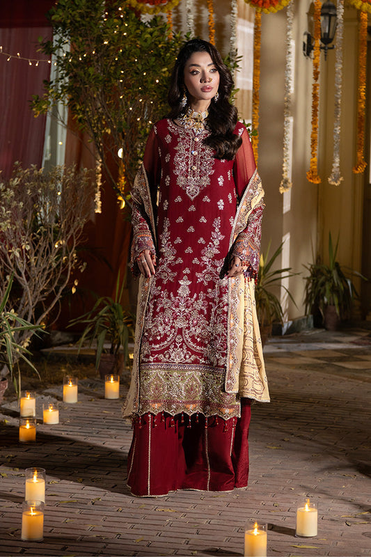 Imrozia Premium | Shagun Formals | M-109 Hoorain - Formal Dress - available at Maria Faisal in UK and USA.
