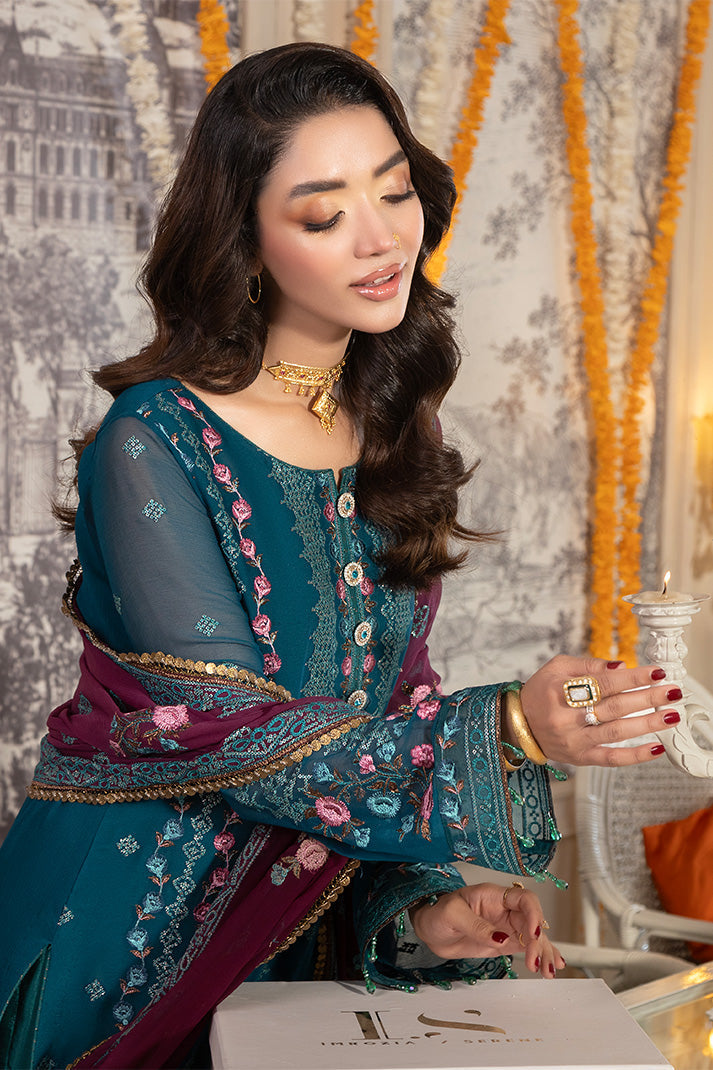 Imrozia Premium | Shagun Formals | M-110 Hinaaya - Formal Dress - available at Maria Faisal in UK and USA.