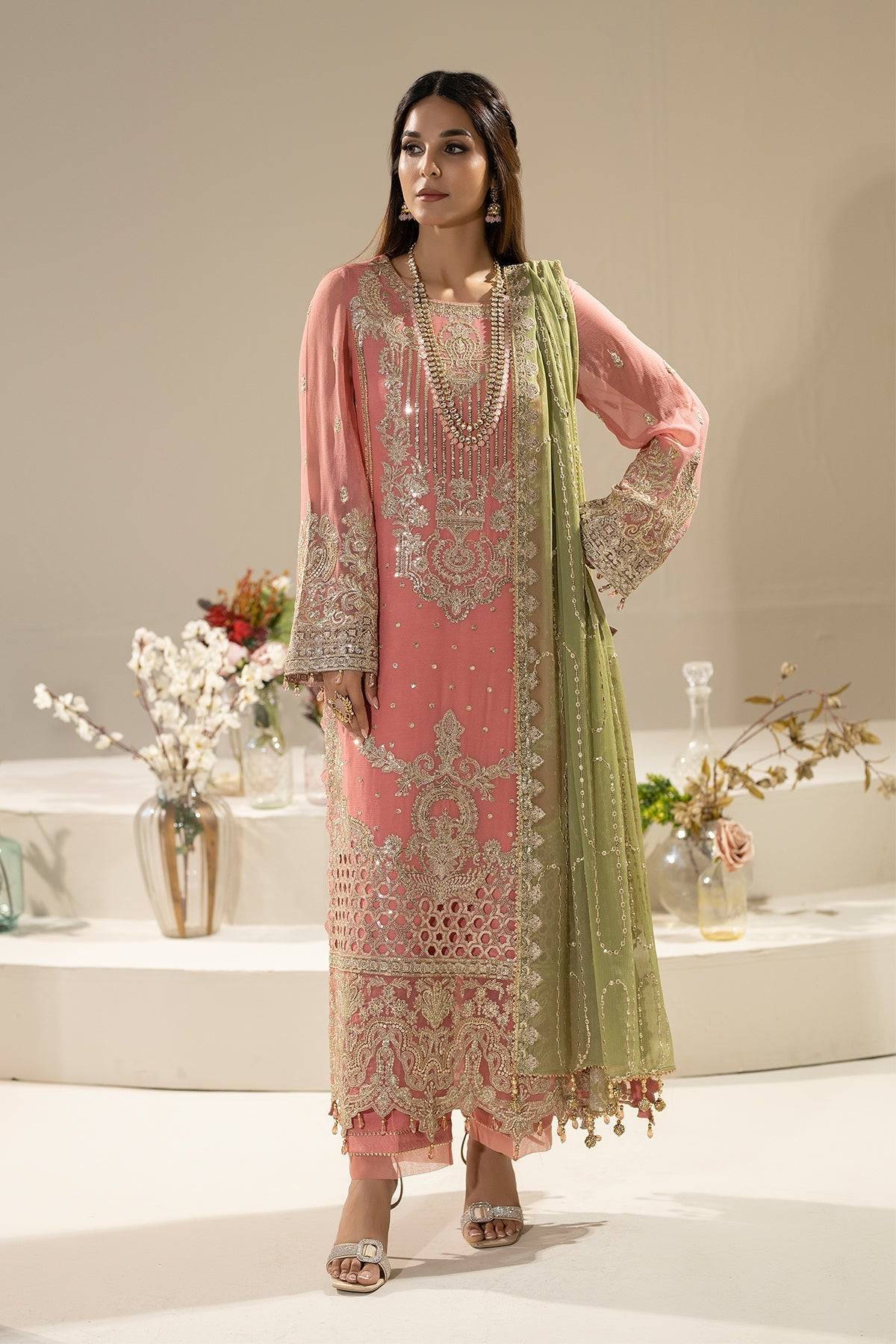 Imrozia Premium | Nisha Collection | M-82 NURAH by Maria Faisal - Registered Vendor of : Imrozia Premium - type : Ladies Clothes - 100% original wedding dresses