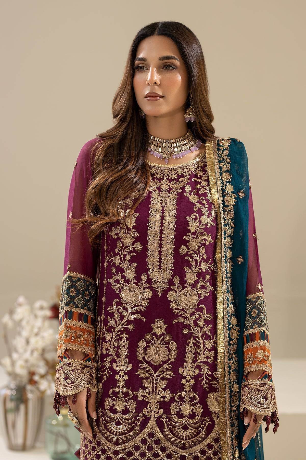 Imrozia Premium | Nisha Collection | M-84 ZEHAK by Maria Faisal - Registered Vendor of : Imrozia Premium - type : Ladies Clothes - 100% original wedding dresses