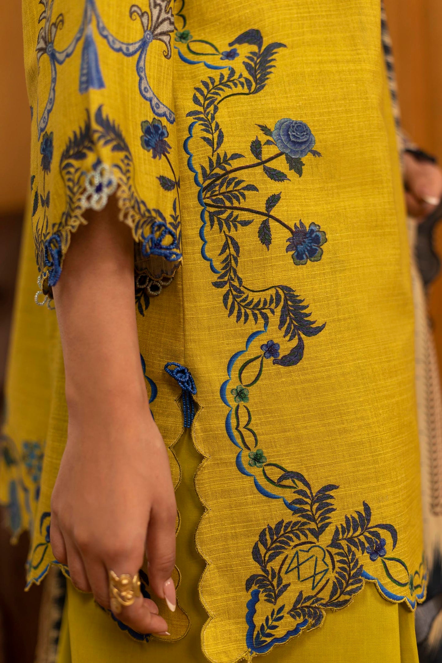 Sana Safinaz | Muzlin Winter 25 | M253-004A - Casual Dress - available at Maria Faisal in UK and USA.