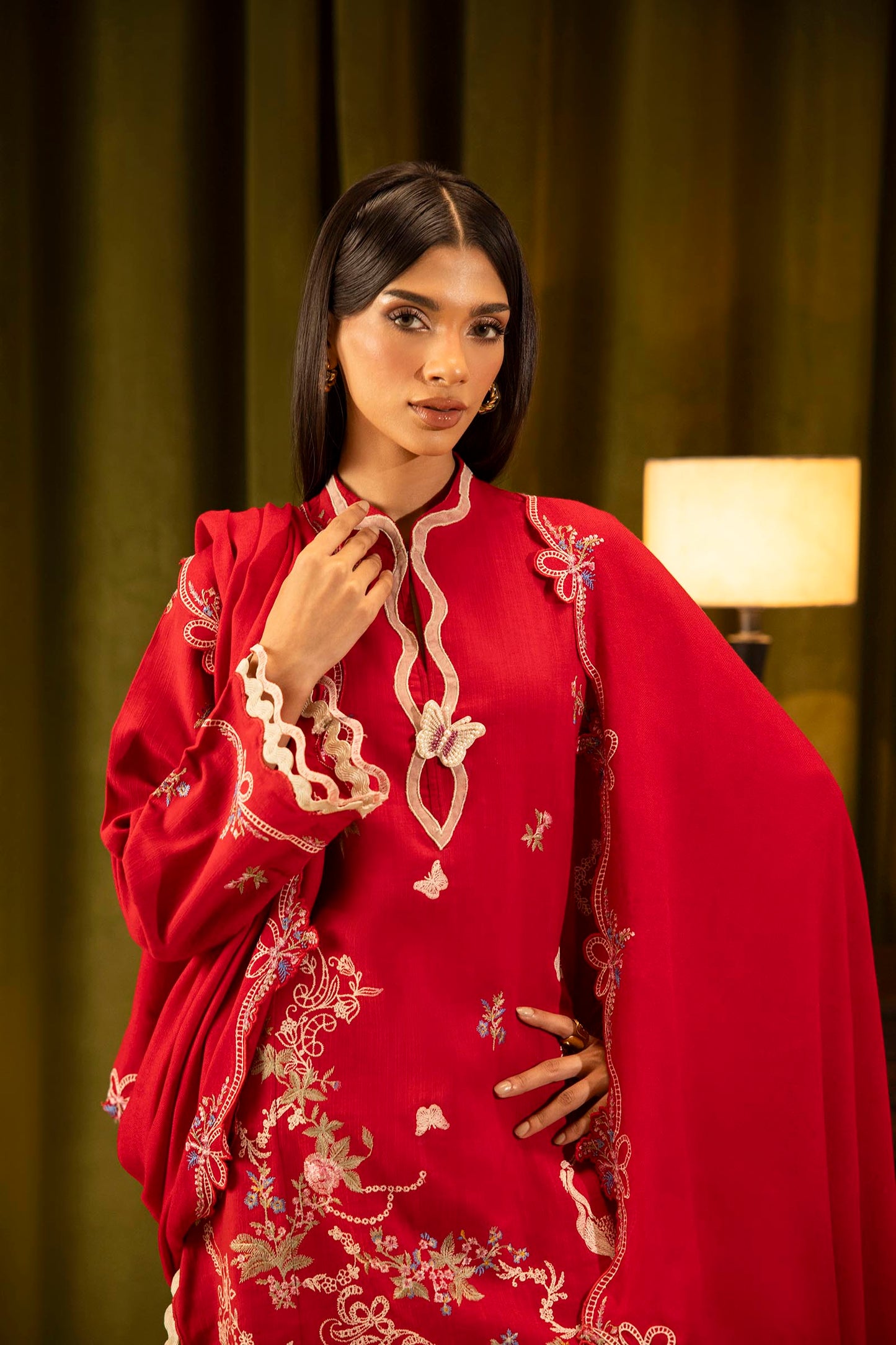 Sana Safinaz | Muzlin Winter 25 | 012B - Casual Dress - available at Maria Faisal in UK and USA.