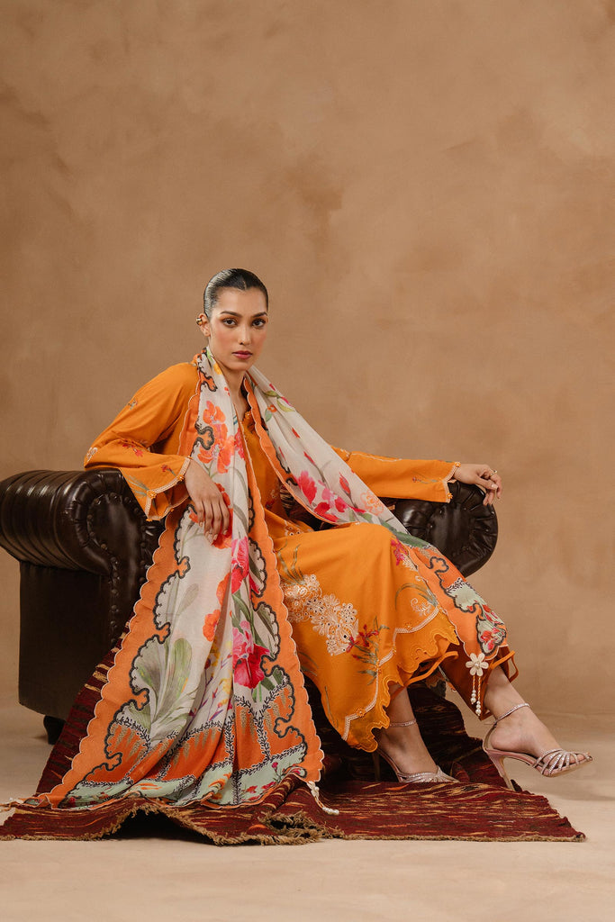 Sana Safinaz | Muzlin Spring 26 | M261-003A-CV - Luxury Dress - available at Maria Faisal in UK and USA.