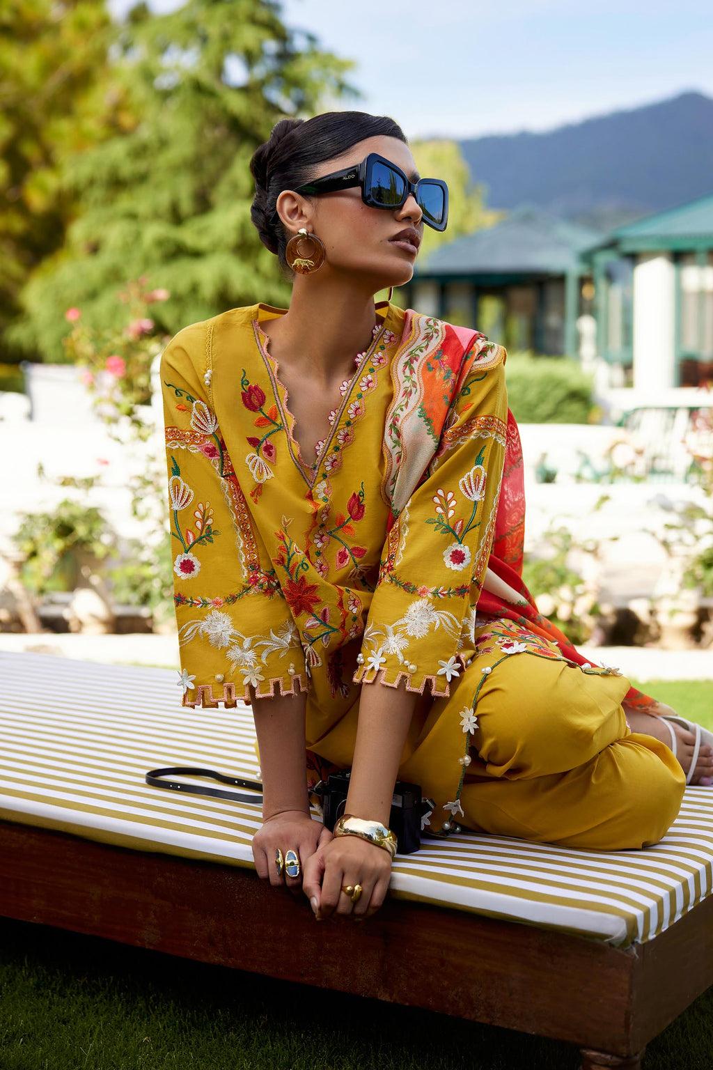 Sana Safinaz | Muzlin Summer 26 | 12-MS - Luxury Dress - available at Maria Faisal in UK and USA.