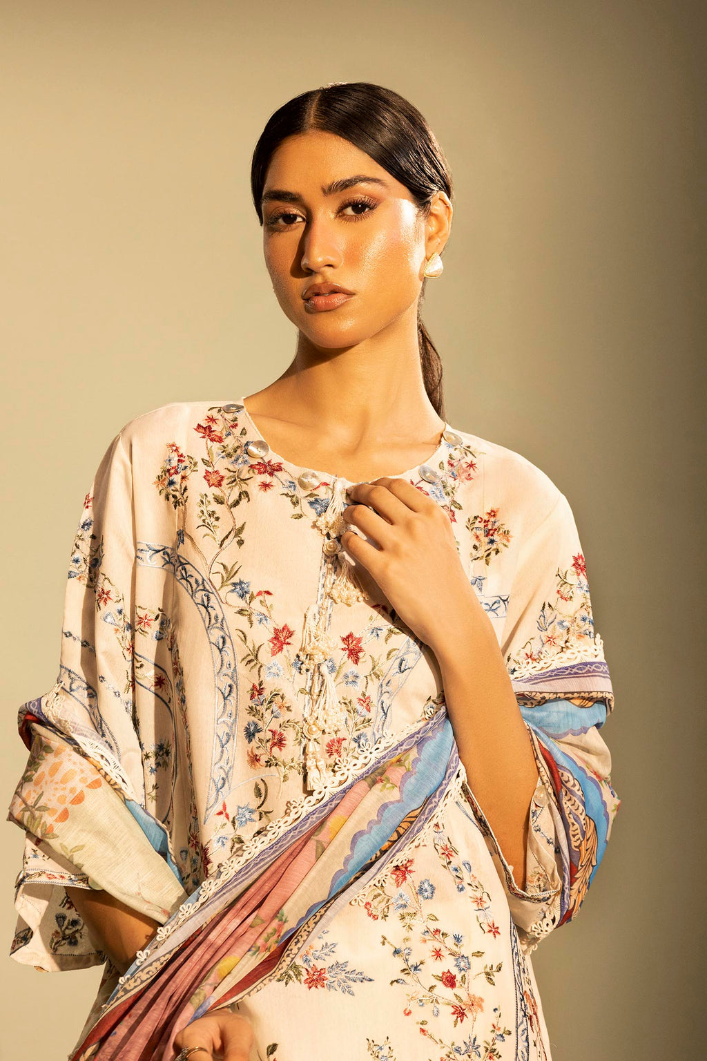 Sana Safinaz | Muzlin Summer 26 | 21-MS - Luxury Dress - available at Maria Faisal in UK and USA.