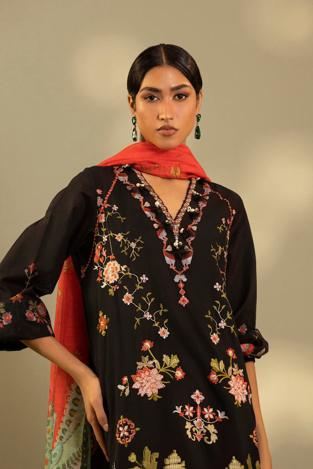 Sana Safinaz | Muzlin Summer 26 | 28-MS - Luxury Dress - available at Maria Faisal in UK and USA.