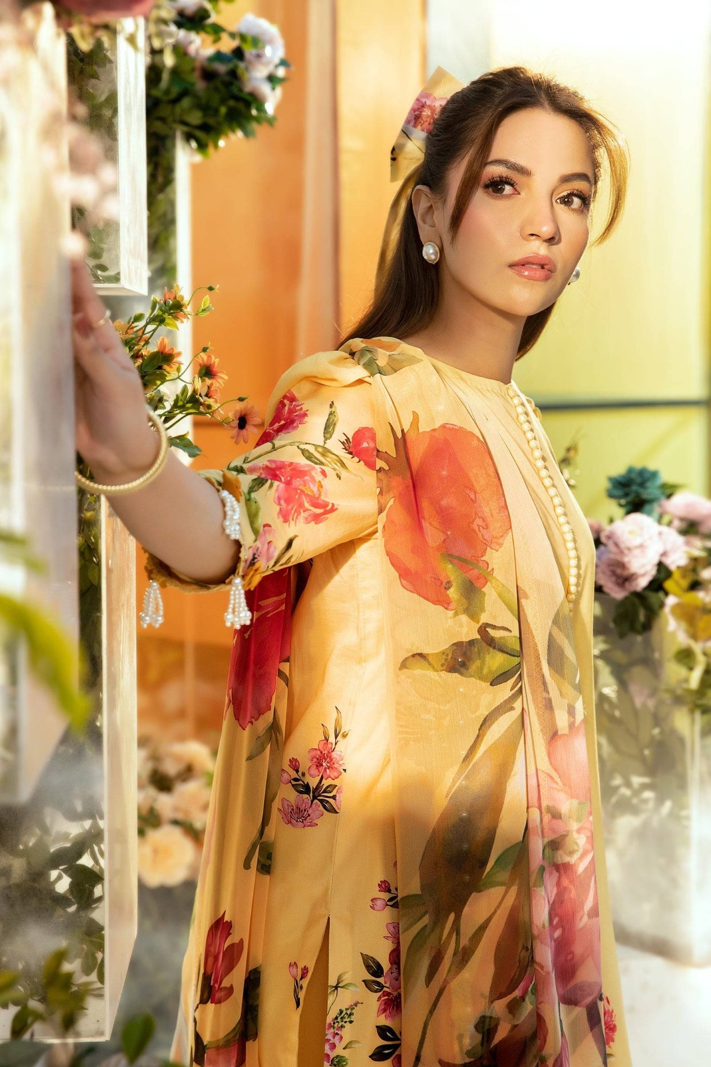 Maria B | M Basic Summer Lawn 25 | MB-CUS25-701A by Maria Faisal - Registered Vendor of : Maria B - type : Ladies Clothes - 100% original wedding dresses