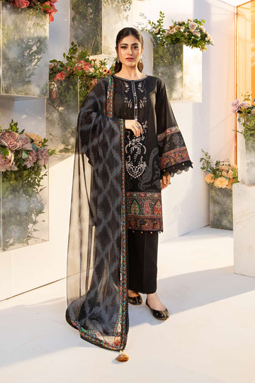 Maria B | M Basic Summer Lawn 25 | MB-CUS25-703A - Ladies Clothes - Maria Faisal