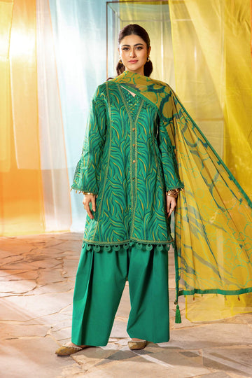 Maria B | M Basic Summer Lawn 25 | MB-CUS25-704A - Ladies Clothes - Maria Faisal