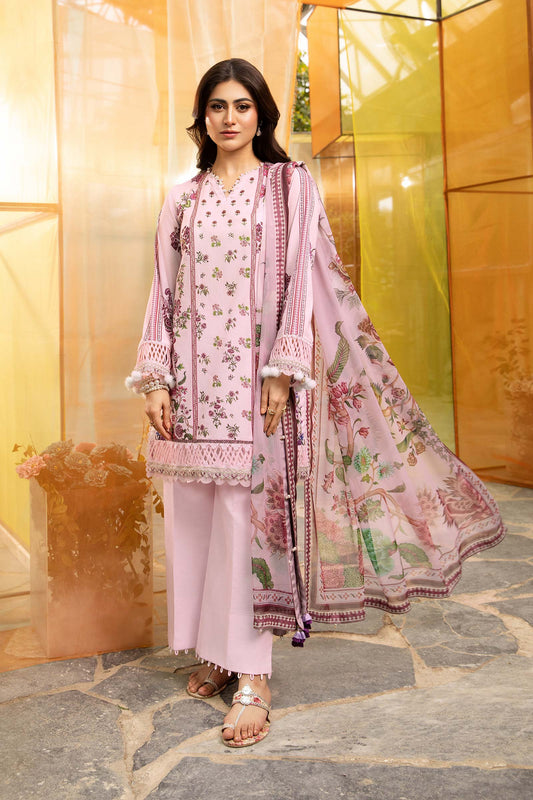 Maria B | M Basic Summer Lawn 25 | MB-CUS25-705B by Maria Faisal - Registered Vendor of : Maria B - type : Ladies Clothes - 100% original wedding dresses
