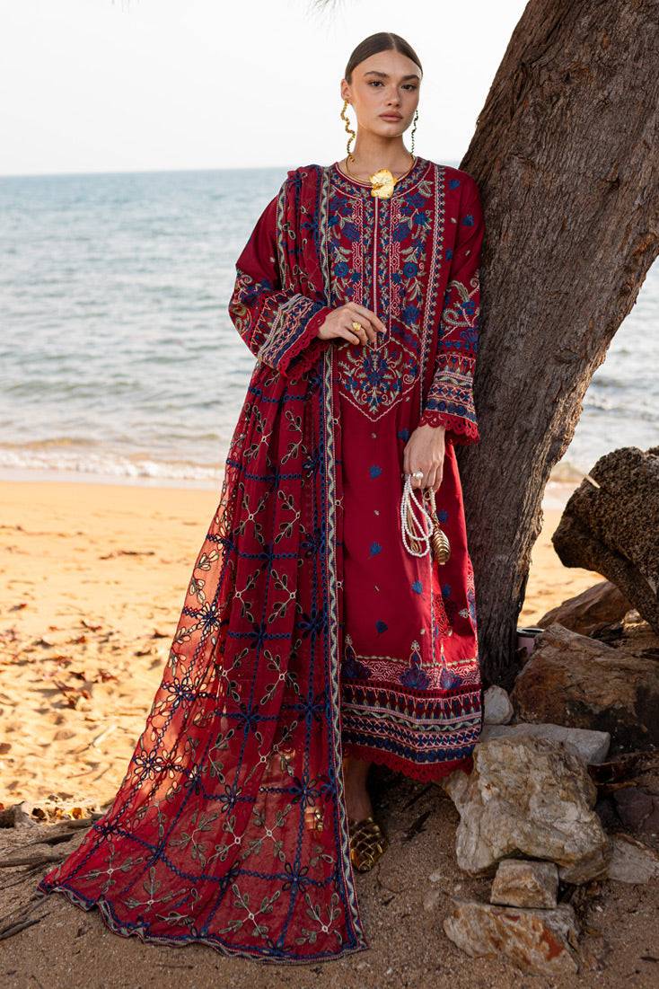 Marjjan | Fasana Lawn | MBL-07 A by Maria Faisal - Registered Vendor of : Marjjan - type : Ladies Clothes - 100% original wedding dresses