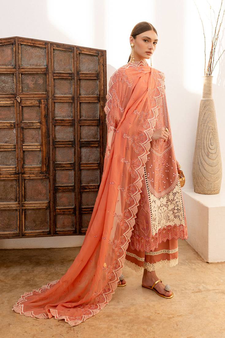 Marjjan | Fasana Lawn | MBL-12 B by Maria Faisal - Registered Vendor of : Marjjan - type : Ladies Clothes - 100% original wedding dresses