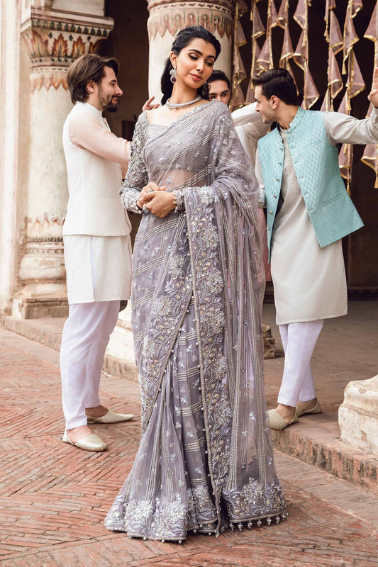 Maria B | Bridal Couture | Ifora - Designer Dress with Intricate embroidery and embellishments. Shop elegent wedding dress at Maria Faisal.