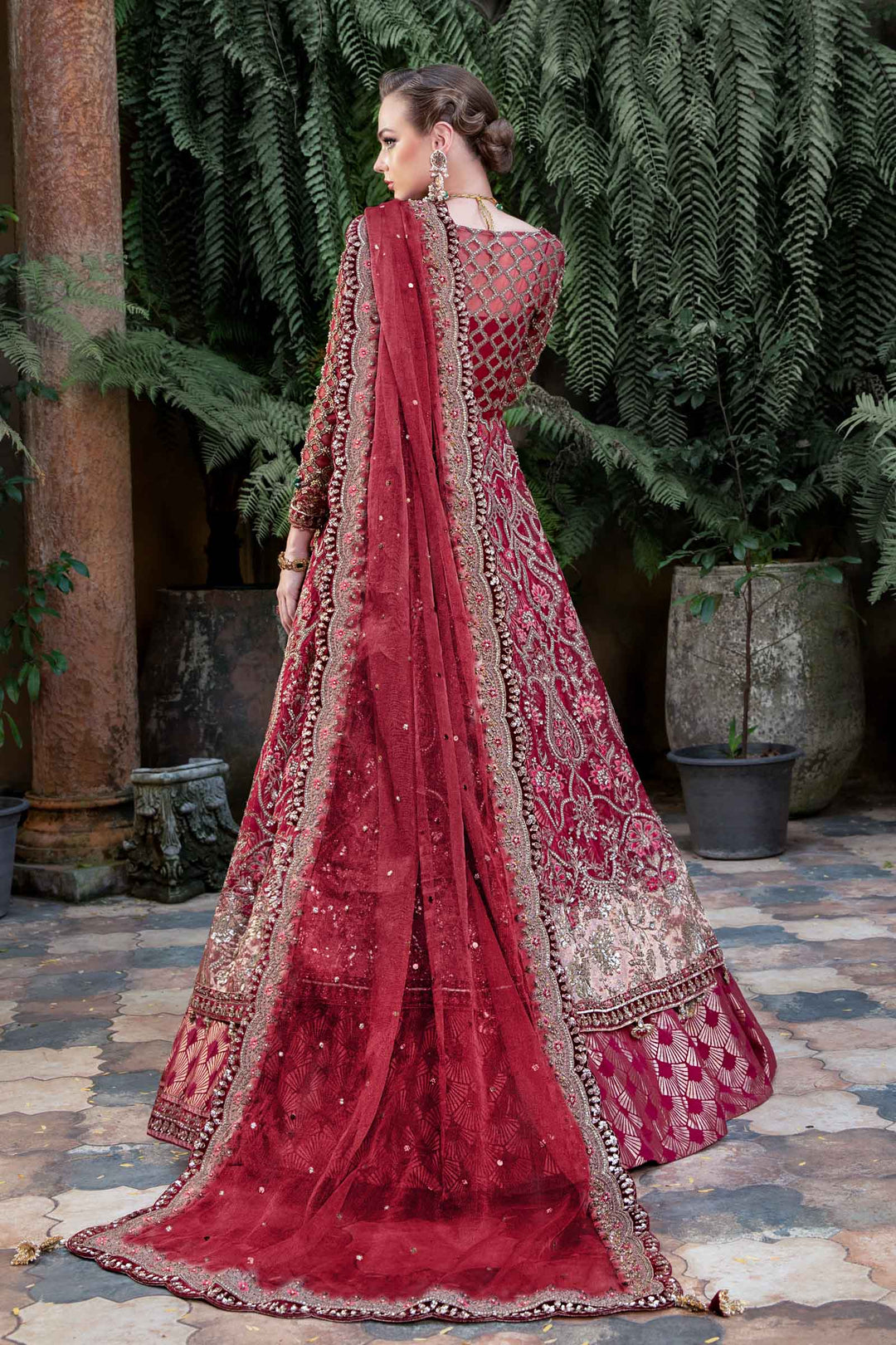 Maria B | Bridal Couture | Navera - Designer Dress with Intricate embroidery and embellishments. Shop elegent wedding dress at Maria Faisal.