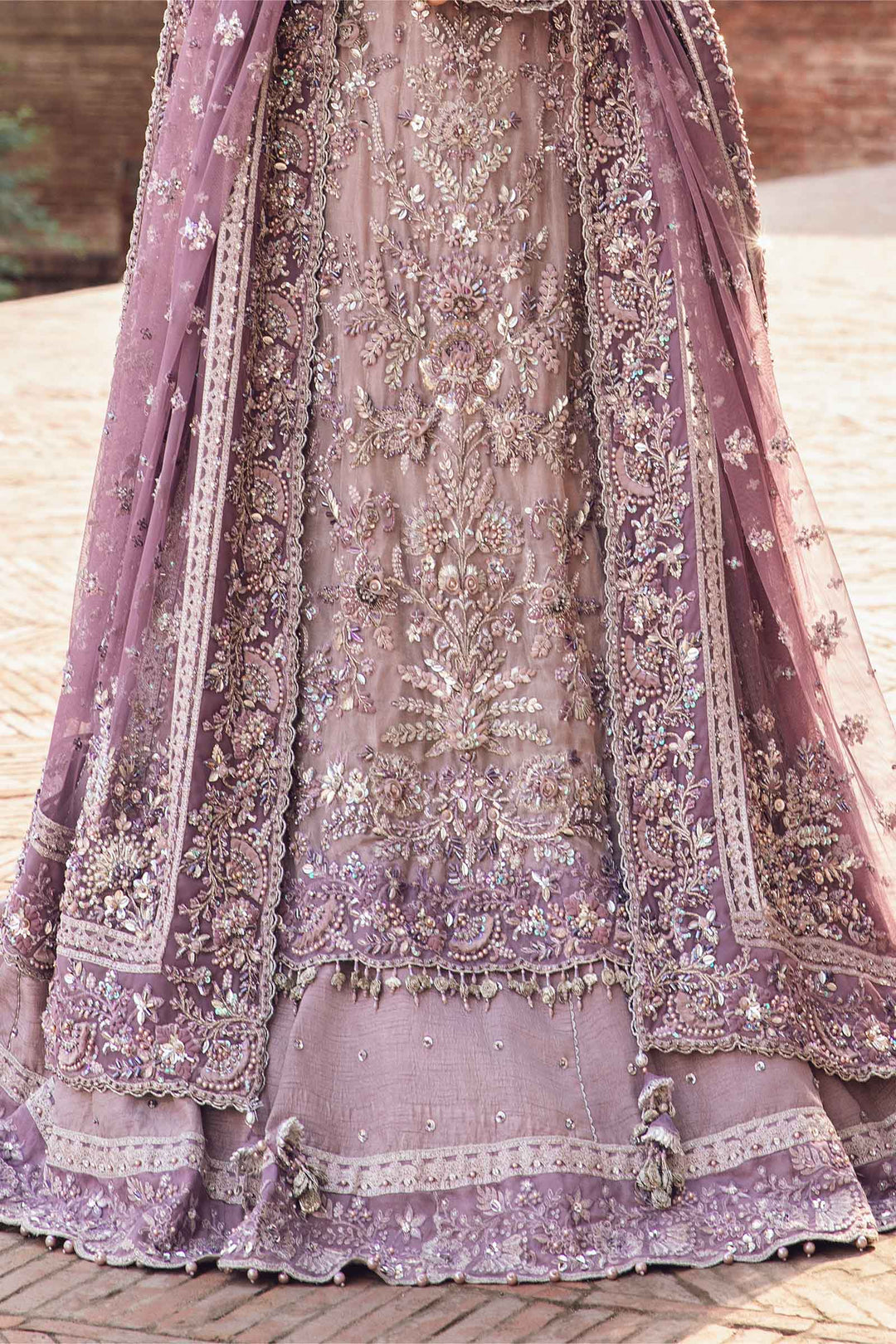 Maria B | Bridal Couture | Pinar - Designer Dress with Intricate embroidery and embellishments. Shop elegent wedding dress at Maria Faisal.