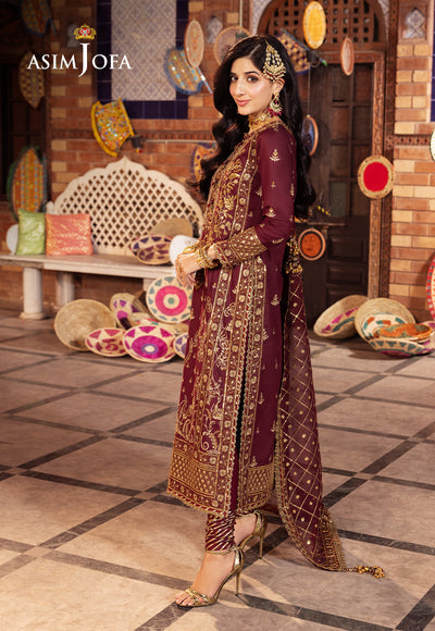 Asim Jofa | Chamak Damak Festive 24 | AJCD-09 - Pakistani Dress - Maria Faisal
