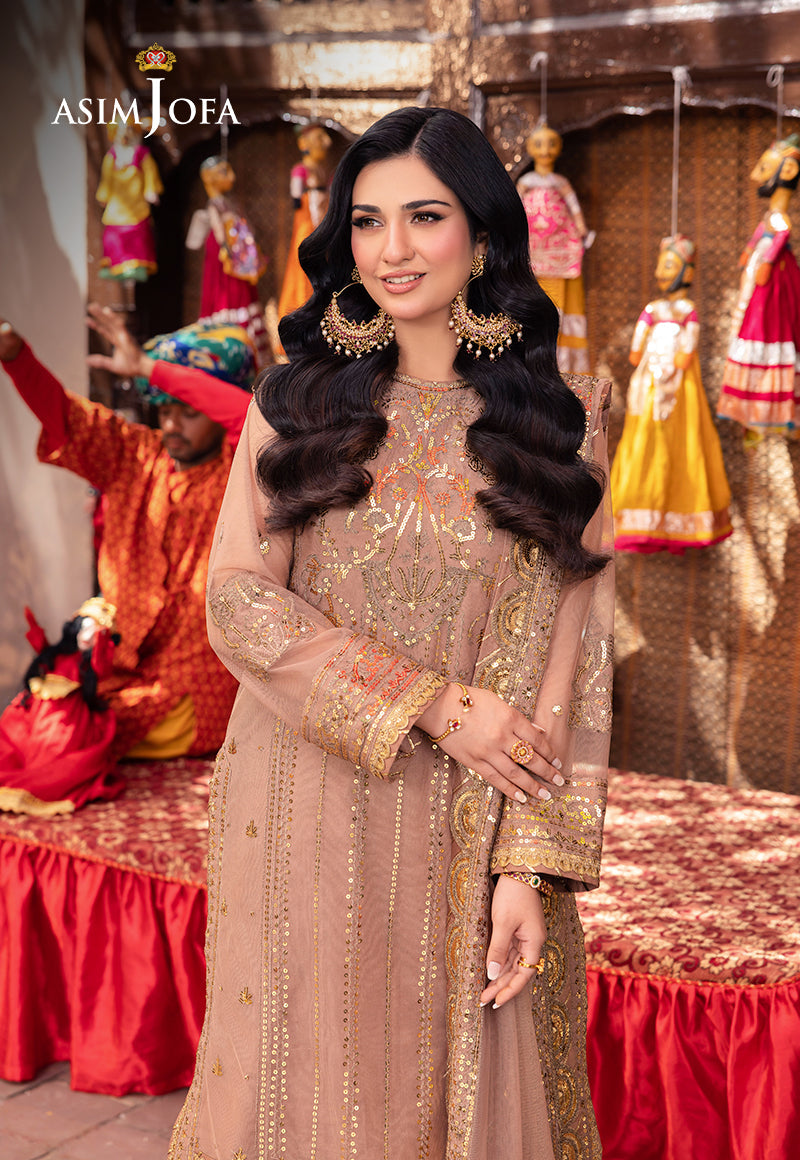Asim Jofa | Pyaar Diyan Gallan Formals | AJEM-09 - Designer Dress - Maria Faisal