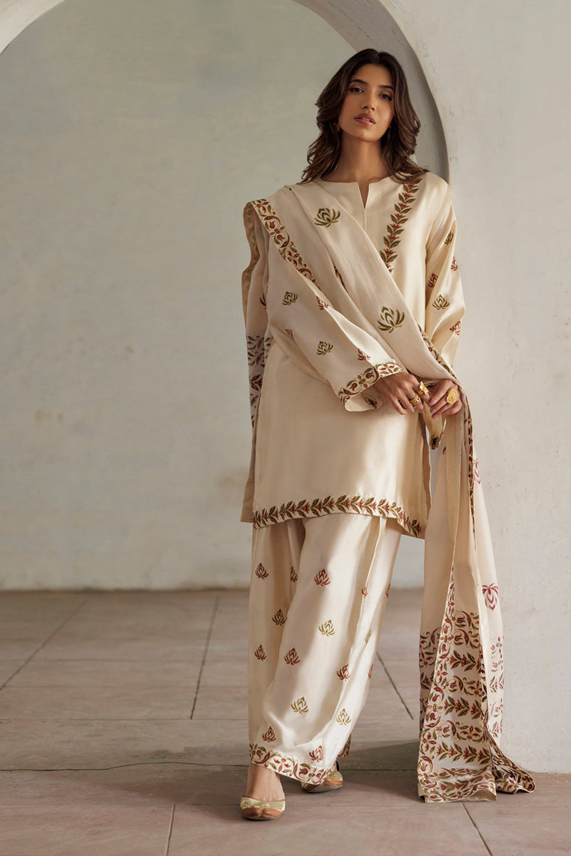 The Pink Tree Company | Yaadish Bakhair | Ivory Baagh - Ladies Clothes - Maria Faisal