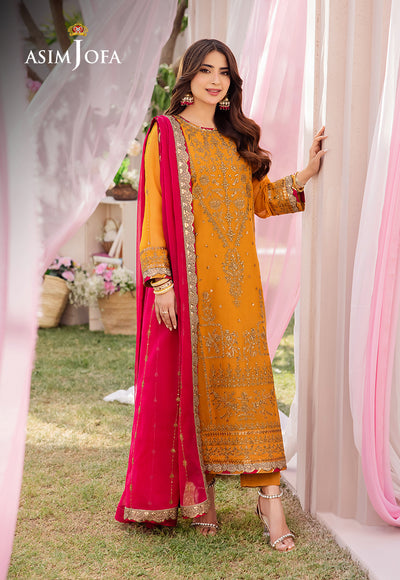 Asim Jofa | Dhanak Rang Collection | AJCF-25 - Waniyas