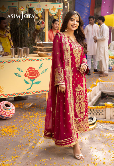 Asim Jofa | Chamak Damak Festive 24 | AJCD-21 - Pakistani Dress - Maria Faisal