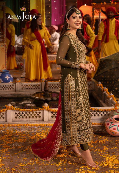 Asim Jofa | Chamak Damak Festive 24 | AJCD-27 - Pakistani Dress - Maria Faisal