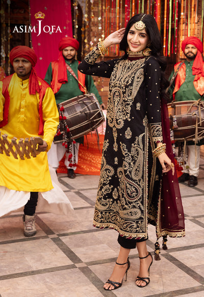 Asim Jofa | Chamak Damak Festive 24 | AJCD-03 - Pakistani Dress - Maria Faisal