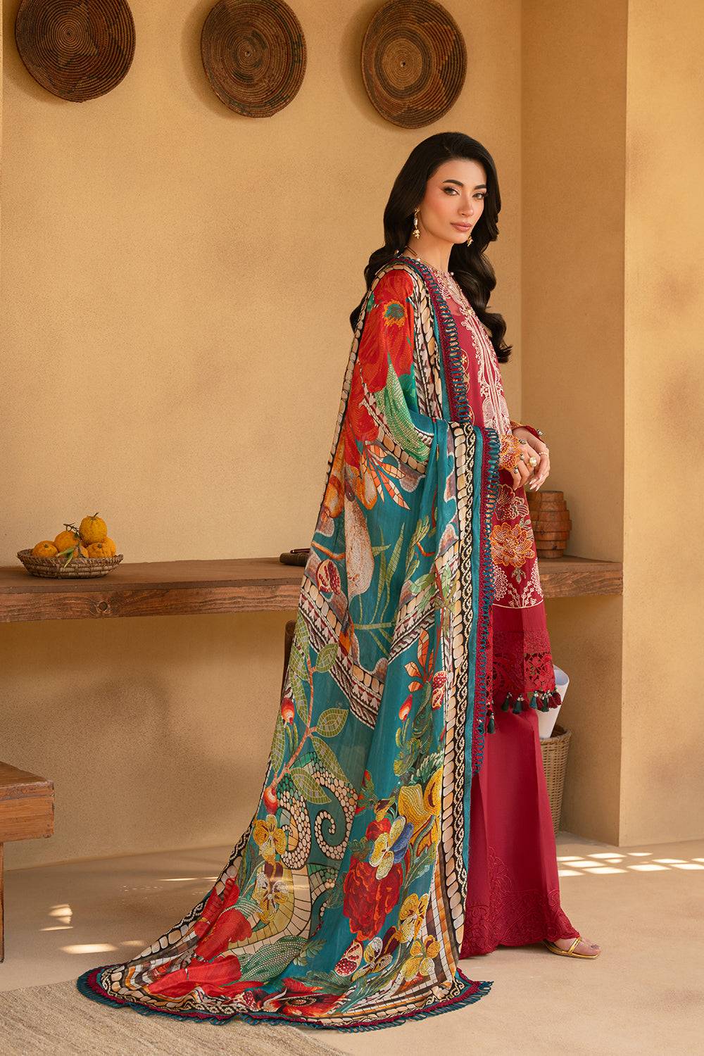 Saira Rizwan | Luxury Lawn 25 | MANON-SRL25-02 by Maria Faisal - Registered Vendor of : Saira Rizwan - type : Ladies Clothes - 100% original wedding dresses