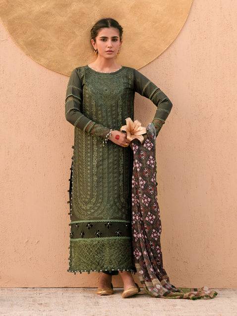 Parishay | Mastani Luxury Lawn 25 | MI - 08 by Maria Faisal - Registered Vendor of : Parishay - type : Ladies Clothes - 100% original wedding dresses