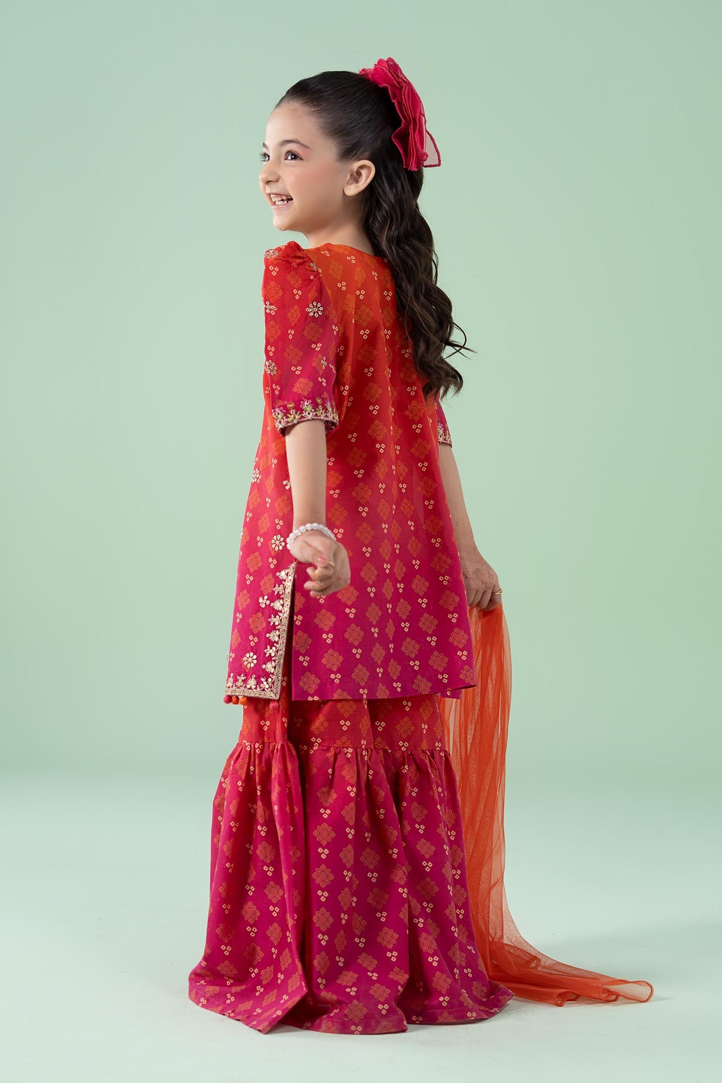 3 Piece Embroidered Lawn Suit - Kids Clothes - available at Maria Faisal in UK and USA