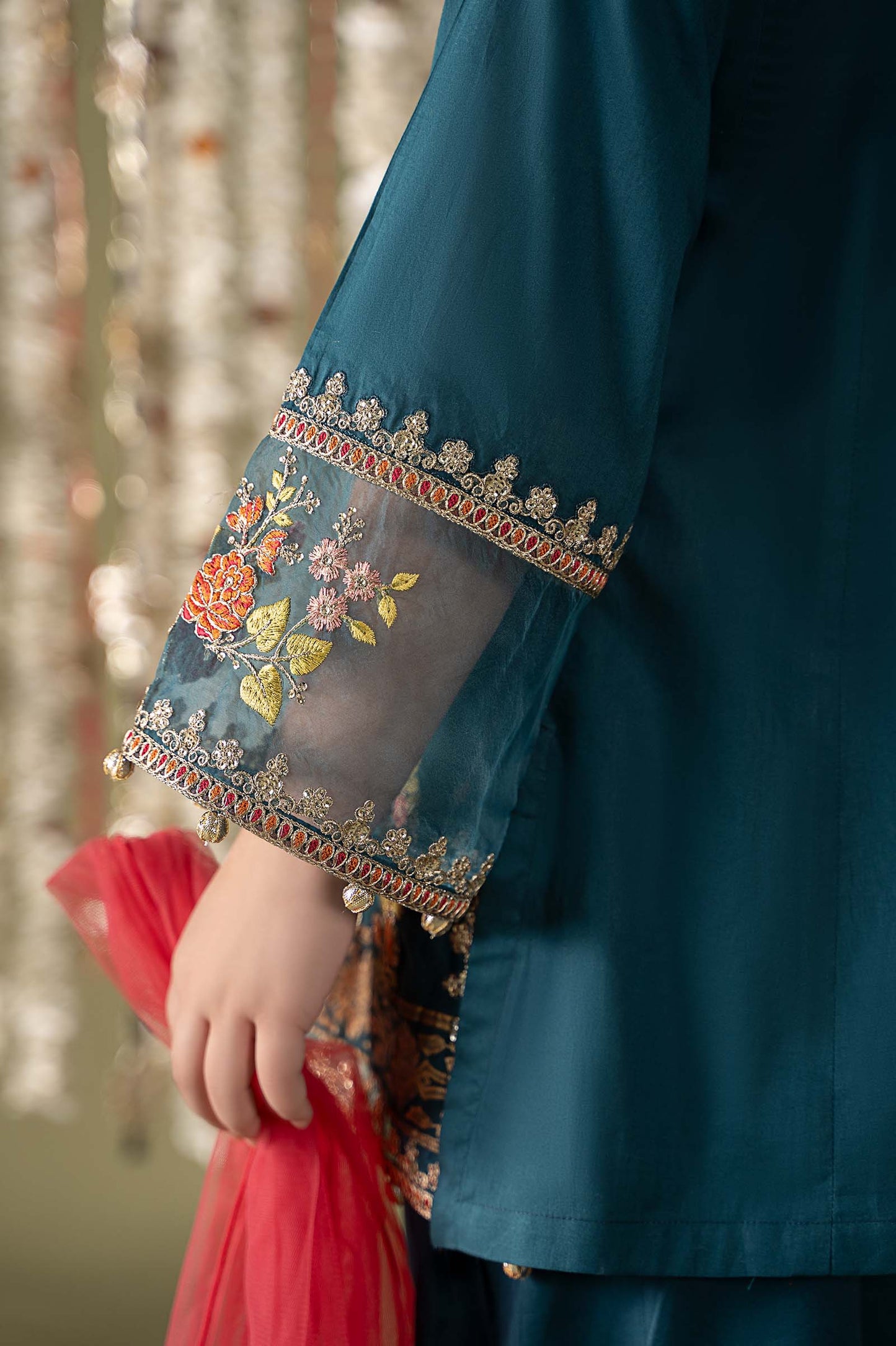 Maria B | 3 Piece Embroidered Lawn Suit | MKD-EF25-24 by Maria Faisal - Registered Vendor of : Maria B - type : Kids Clothes - 100% original wedding dresses