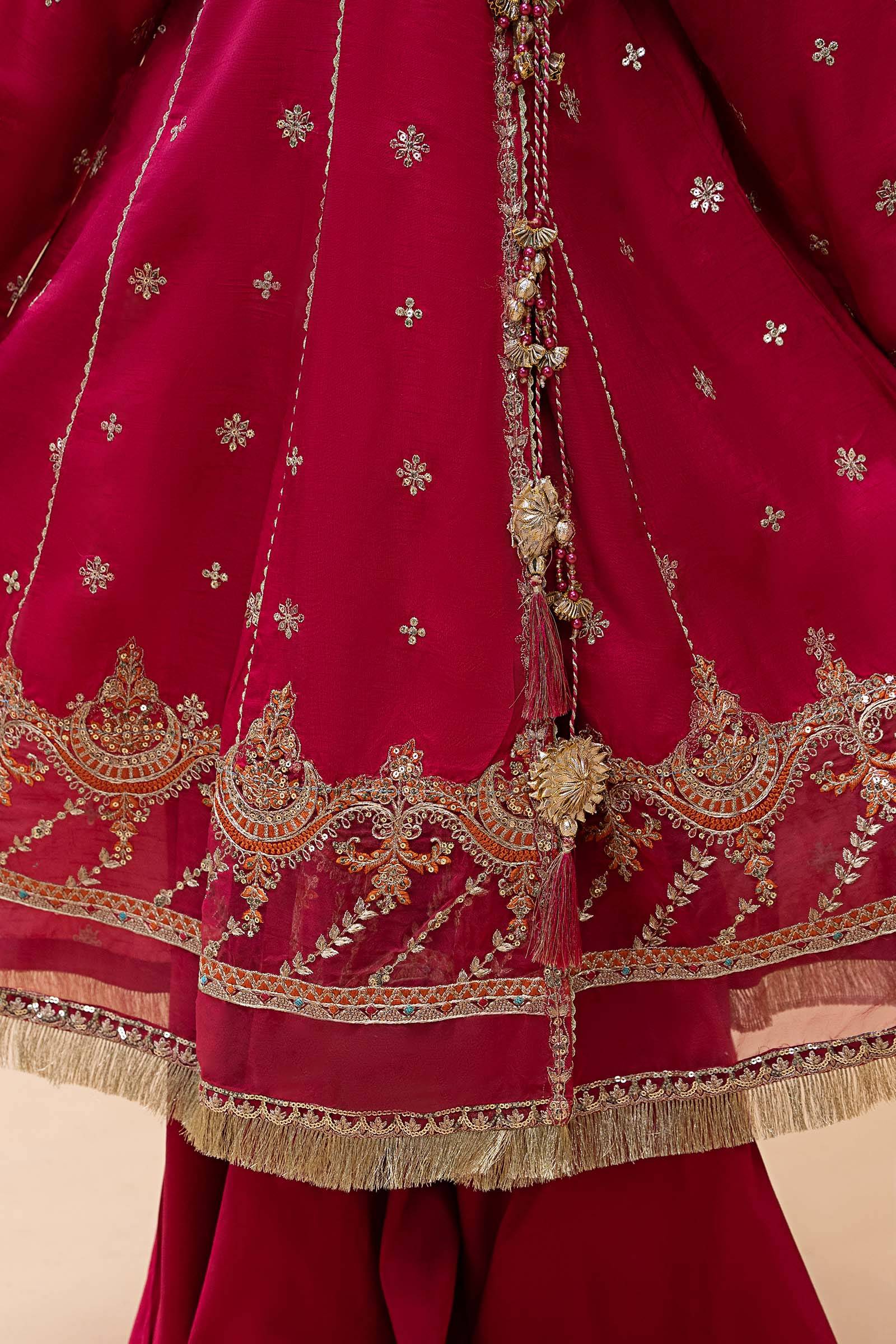 Maria B | 3 Piece Embroidered Suit | MKS-EA23-01R1 by Maria Faisal - Registered Vendor of : Maria B - type : Kids Clothes - 100% original wedding dresses