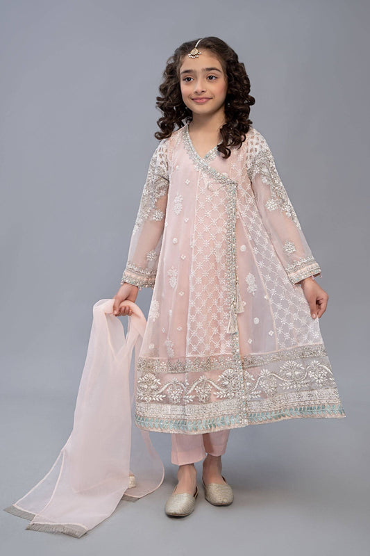 Maria B | 3 Piece Embroidered Suit | MKS-EF23-32R1 by Maria Faisal - Registered Vendor of : Maria B - type : Kids Clothes - 100% original wedding dresses