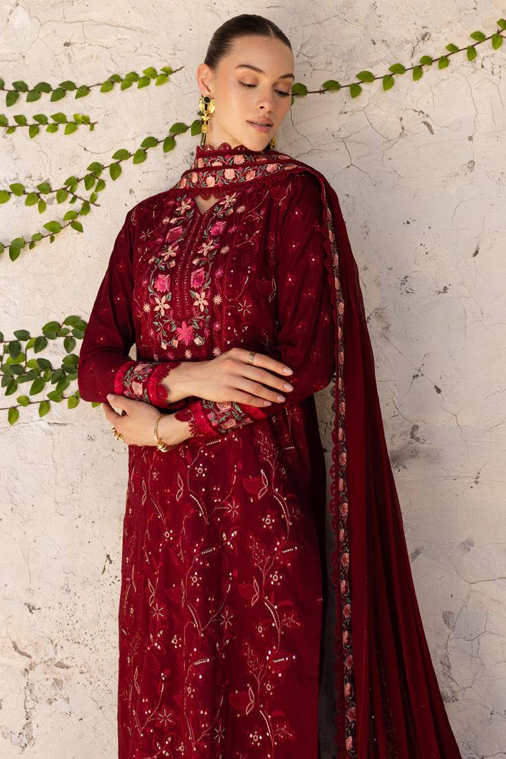Marjjan | Ruhi Lawn | MLL-03 A by Maria Faisal - Registered Vendor of : Marjjan - type : Ladies Clothes - 100% original wedding dresses
