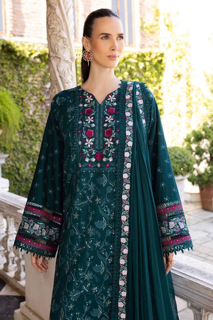 Marjjan | Ruhi Lawn | MLL-03 B ( by Maria Faisal - Registered Vendor of : Marjjan - type : Ladies Clothes - 100% original wedding dresses