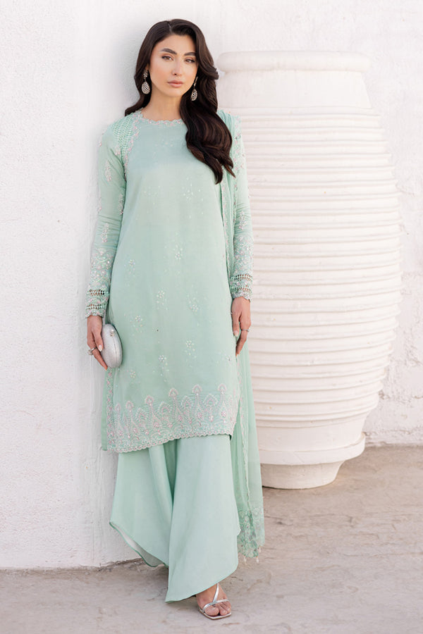 Marjjan | Elyna Lawn | NOA MP-45 (MINT GREEN) - Ladies Clothes - Maria Faisal