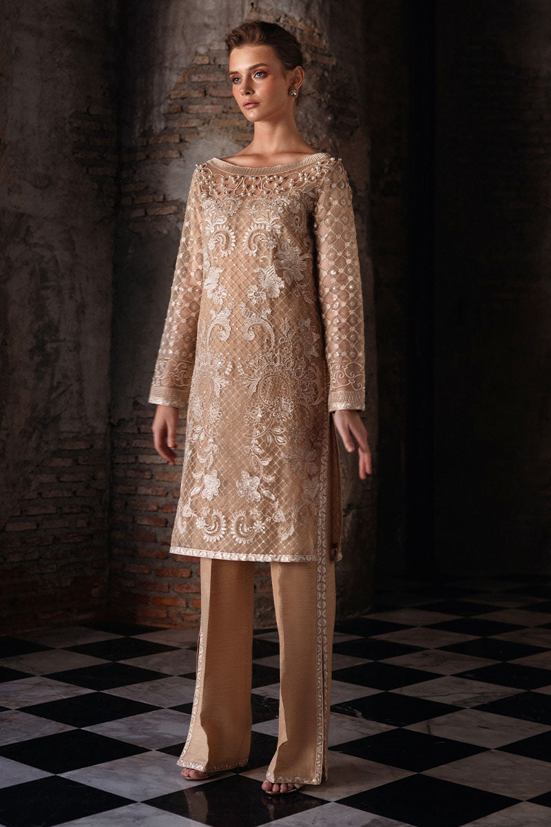 Mushq | Fusion Pret | VIXEN - Designer Dress with Intricate embroidery and embellishments. Shop elegent wedding dress at Maria Faisal.