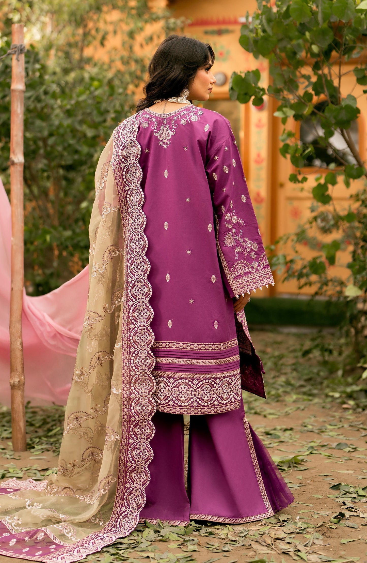 Maryum N Maria | Luxury Lawn 24 | Nane - Wedding Dress - Maria Faisal