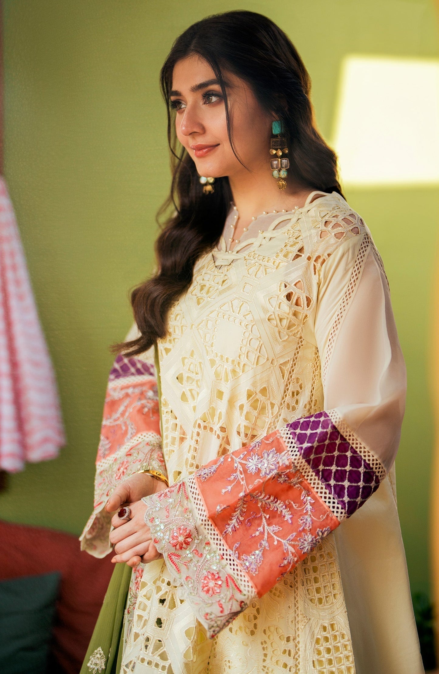 Maryum N Maria | Luxury Lawn 24 | Dina - Ladies Clothes - Maria Faisal