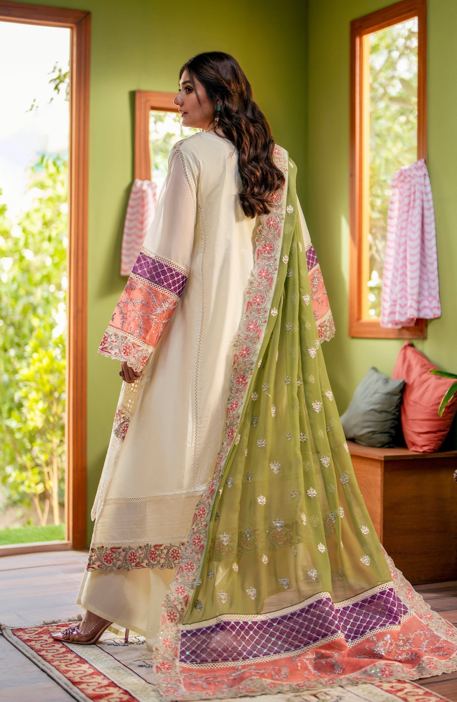 Maryum N Maria | Luxury Lawn 24 | Dina - Ladies Clothes - Maria Faisal