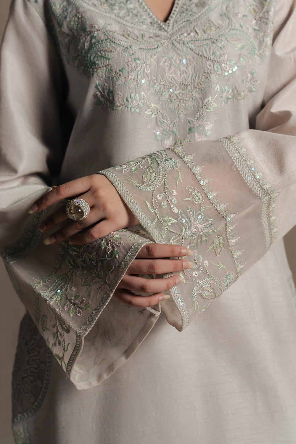 Maryum N Maria | Lyla Pret | VICI - MS50384 - Formal Dress - available at Maria Faisal in UK and USA.