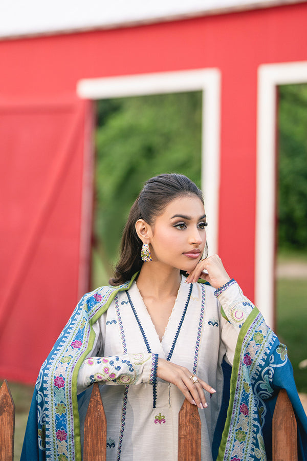 Maryum N Maria | Cosy Crew Winter Pret 25 | GULRUKH - MSS5766 - Casual Dress - available at Maria Faisal in UK and USA.