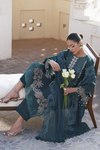 Parishay | Shangrila Lawn 26 | SLA-08 - Luxury Dress - available at Maria Faisal in UK and USA.