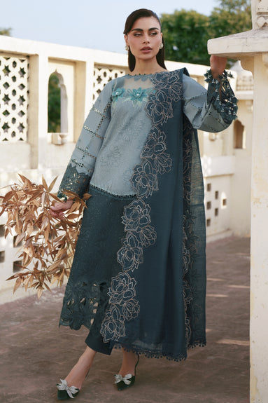 Parishay | Shangrila Lawn 26 | SLA-07 - Luxury Dress - available at Maria Faisal in UK and USA.