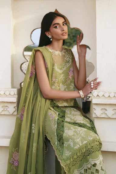 Parishay | Shangrila Lawn 26 | SLA-04 - Luxury Dress - available at Maria Faisal in UK and USA.