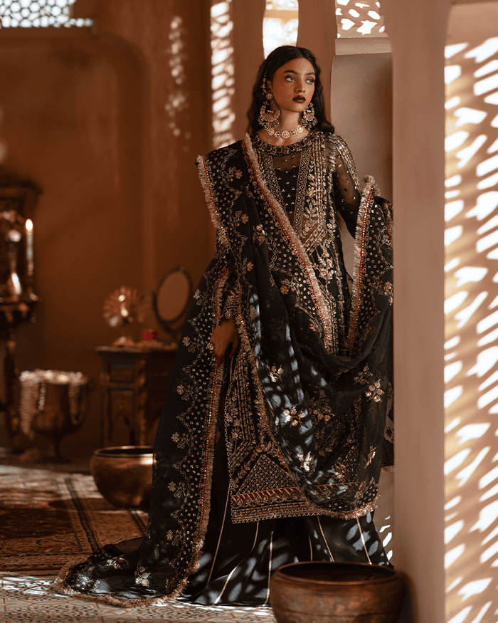 Zevk | Mughal Raniya | Chand Begum by Maria Faisal - Registered Vendor of : Zevk - type : Ladies Clothes - 100% original wedding dresses